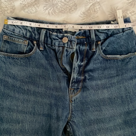 Good American 90s Icon Straight Leg Jeans Blue GNIC999T Sz 4/27 - Picture 5 of 7